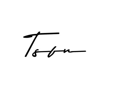 How to make Tsfn signature? Asem Kandis PERSONAL USE is a professional autograph style. Create handwritten signature for Tsfn name. Tsfn signature style 9 images and pictures png