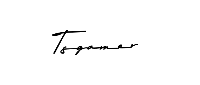 You should practise on your own different ways (Asem Kandis PERSONAL USE) to write your name (Tsgamer) in signature. don't let someone else do it for you. Tsgamer signature style 9 images and pictures png