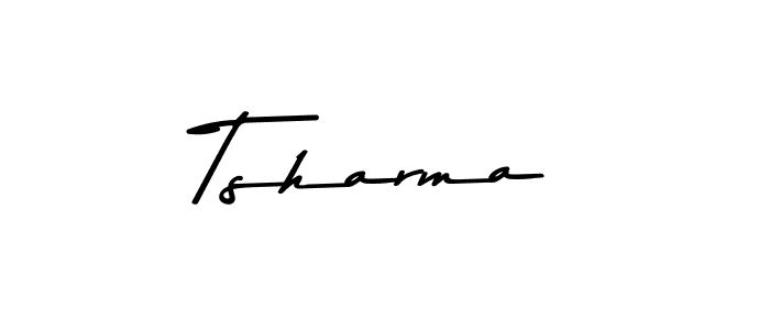 How to make Tsharma signature? Asem Kandis PERSONAL USE is a professional autograph style. Create handwritten signature for Tsharma name. Tsharma signature style 9 images and pictures png