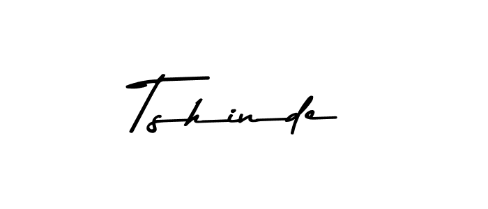 How to make Tshinde name signature. Use Asem Kandis PERSONAL USE style for creating short signs online. This is the latest handwritten sign. Tshinde signature style 9 images and pictures png