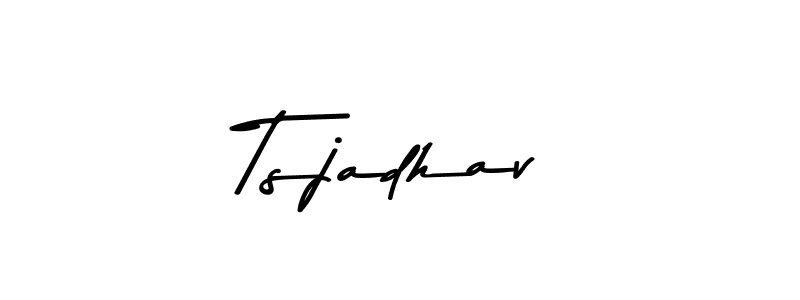 How to make Tsjadhav signature? Asem Kandis PERSONAL USE is a professional autograph style. Create handwritten signature for Tsjadhav name. Tsjadhav signature style 9 images and pictures png