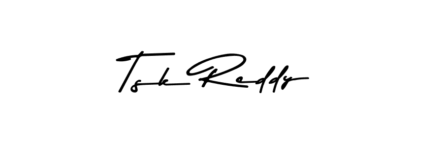 Use a signature maker to create a handwritten signature online. With this signature software, you can design (Asem Kandis PERSONAL USE) your own signature for name Tsk Reddy. Tsk Reddy signature style 9 images and pictures png