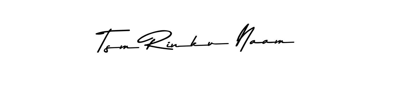 Similarly Asem Kandis PERSONAL USE is the best handwritten signature design. Signature creator online .You can use it as an online autograph creator for name Tsm Rinku Naam. Tsm Rinku Naam signature style 9 images and pictures png