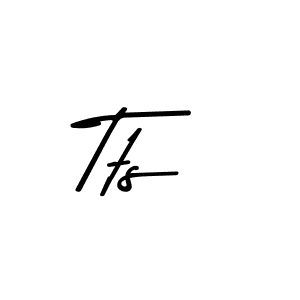 Design your own signature with our free online signature maker. With this signature software, you can create a handwritten (Asem Kandis PERSONAL USE) signature for name Tts. Tts signature style 9 images and pictures png