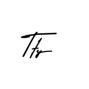 How to Draw Tty signature style? Asem Kandis PERSONAL USE is a latest design signature styles for name Tty. Tty signature style 9 images and pictures png