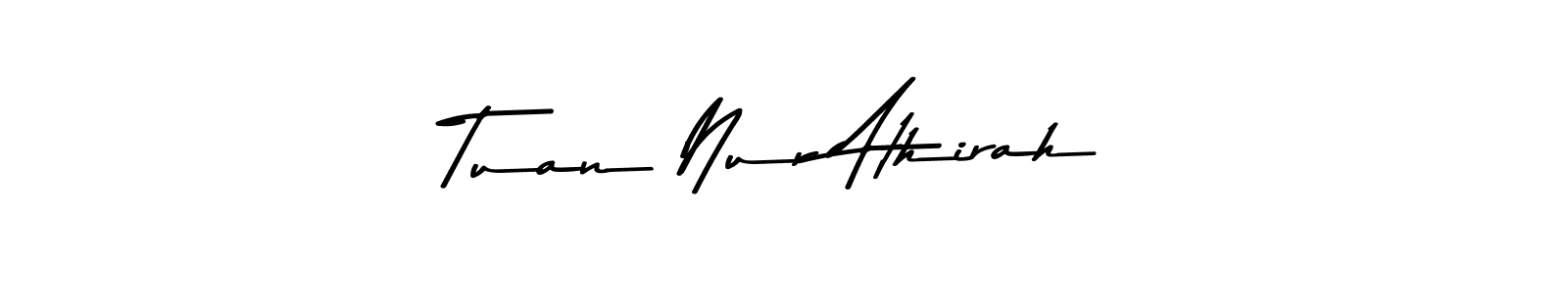 Tuan Nur Athirah stylish signature style. Best Handwritten Sign (Asem Kandis PERSONAL USE) for my name. Handwritten Signature Collection Ideas for my name Tuan Nur Athirah. Tuan Nur Athirah signature style 9 images and pictures png