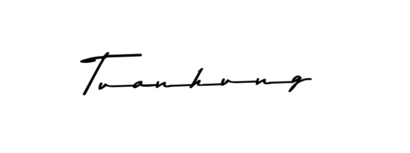 How to Draw Tuanhung signature style? Asem Kandis PERSONAL USE is a latest design signature styles for name Tuanhung. Tuanhung signature style 9 images and pictures png