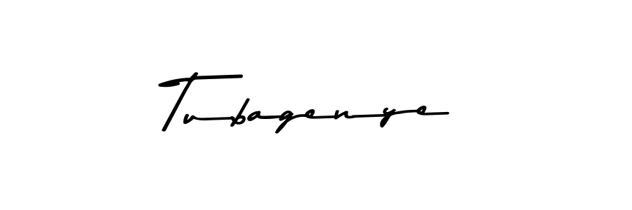 Use a signature maker to create a handwritten signature online. With this signature software, you can design (Asem Kandis PERSONAL USE) your own signature for name Tubagenye. Tubagenye signature style 9 images and pictures png