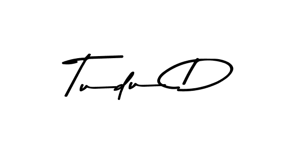 How to Draw Tudu D signature style? Asem Kandis PERSONAL USE is a latest design signature styles for name Tudu D. Tudu D signature style 9 images and pictures png