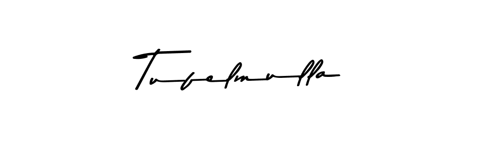 How to make Tufelmulla signature? Asem Kandis PERSONAL USE is a professional autograph style. Create handwritten signature for Tufelmulla name. Tufelmulla signature style 9 images and pictures png
