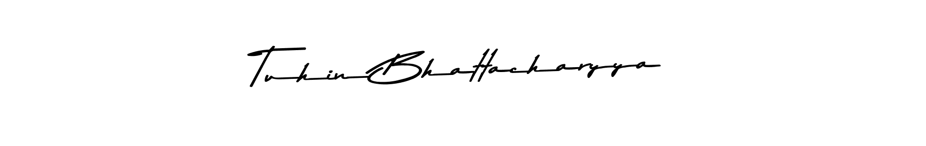 Tuhin Bhattacharyya stylish signature style. Best Handwritten Sign (Asem Kandis PERSONAL USE) for my name. Handwritten Signature Collection Ideas for my name Tuhin Bhattacharyya. Tuhin Bhattacharyya signature style 9 images and pictures png