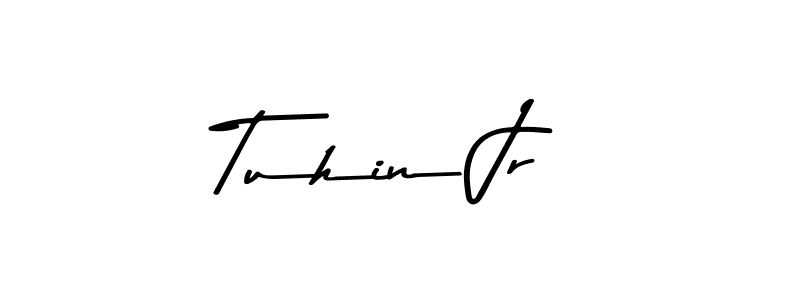 This is the best signature style for the Tuhin Jr name. Also you like these signature font (Asem Kandis PERSONAL USE). Mix name signature. Tuhin Jr signature style 9 images and pictures png