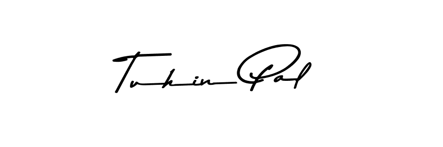 The best way (Asem Kandis PERSONAL USE) to make a short signature is to pick only two or three words in your name. The name Tuhin Pal include a total of six letters. For converting this name. Tuhin Pal signature style 9 images and pictures png