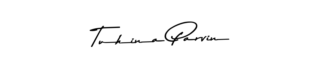 Use a signature maker to create a handwritten signature online. With this signature software, you can design (Asem Kandis PERSONAL USE) your own signature for name Tuhina Parvin. Tuhina Parvin signature style 9 images and pictures png