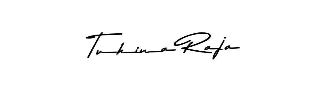 The best way (Asem Kandis PERSONAL USE) to make a short signature is to pick only two or three words in your name. The name Tuhina Raja include a total of six letters. For converting this name. Tuhina Raja signature style 9 images and pictures png