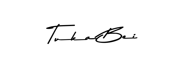 How to make Tuka Bei name signature. Use Asem Kandis PERSONAL USE style for creating short signs online. This is the latest handwritten sign. Tuka Bei signature style 9 images and pictures png