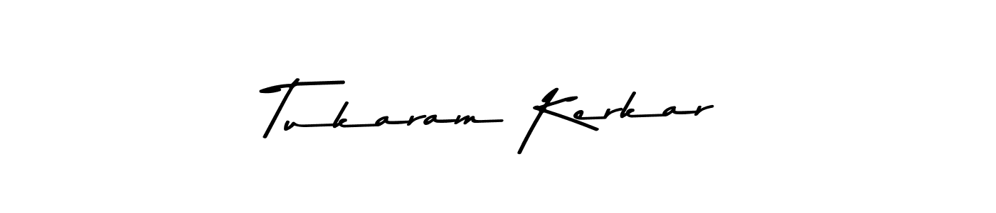 You should practise on your own different ways (Asem Kandis PERSONAL USE) to write your name (Tukaram Kerkar) in signature. don't let someone else do it for you. Tukaram Kerkar signature style 9 images and pictures png