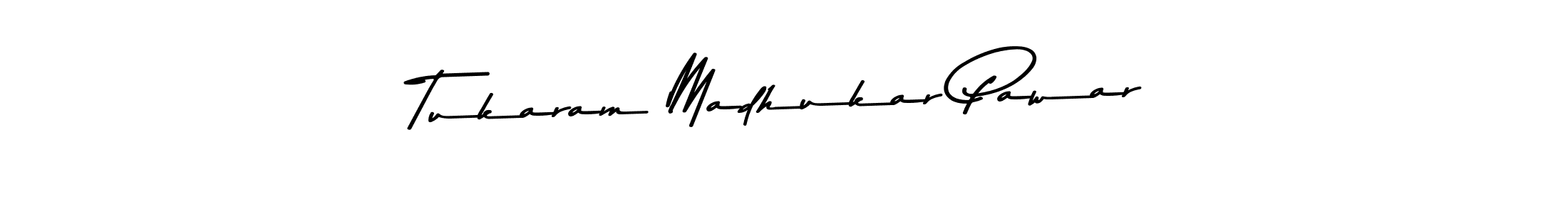 How to make Tukaram Madhukar Pawar name signature. Use Asem Kandis PERSONAL USE style for creating short signs online. This is the latest handwritten sign. Tukaram Madhukar Pawar signature style 9 images and pictures png