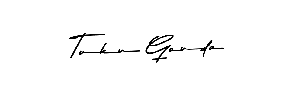 How to make Tuku Gouda signature? Asem Kandis PERSONAL USE is a professional autograph style. Create handwritten signature for Tuku Gouda name. Tuku Gouda signature style 9 images and pictures png