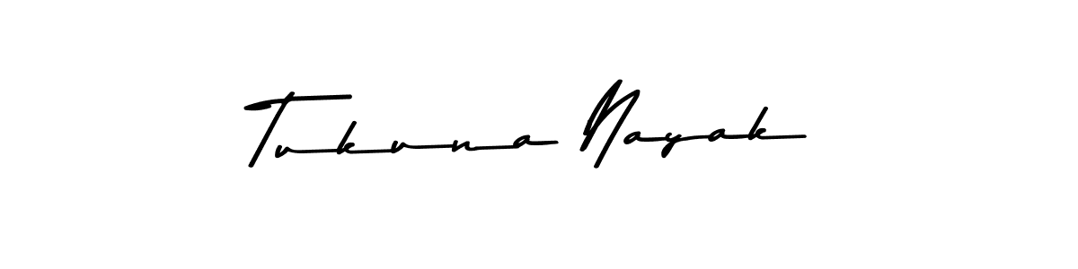 How to make Tukuna Nayak signature? Asem Kandis PERSONAL USE is a professional autograph style. Create handwritten signature for Tukuna Nayak name. Tukuna Nayak signature style 9 images and pictures png