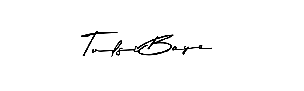 This is the best signature style for the Tulsi Boye name. Also you like these signature font (Asem Kandis PERSONAL USE). Mix name signature. Tulsi Boye signature style 9 images and pictures png