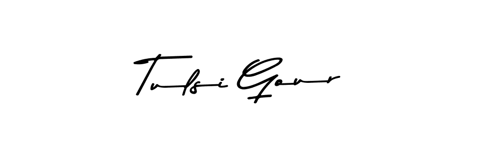 This is the best signature style for the Tulsi Gour name. Also you like these signature font (Asem Kandis PERSONAL USE). Mix name signature. Tulsi Gour signature style 9 images and pictures png