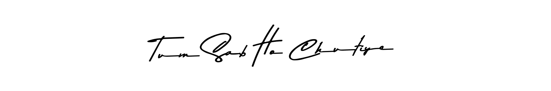 Once you've used our free online signature maker to create your best signature Asem Kandis PERSONAL USE style, it's time to enjoy all of the benefits that Tum Sab Ho Chutiye name signing documents. Tum Sab Ho Chutiye signature style 9 images and pictures png