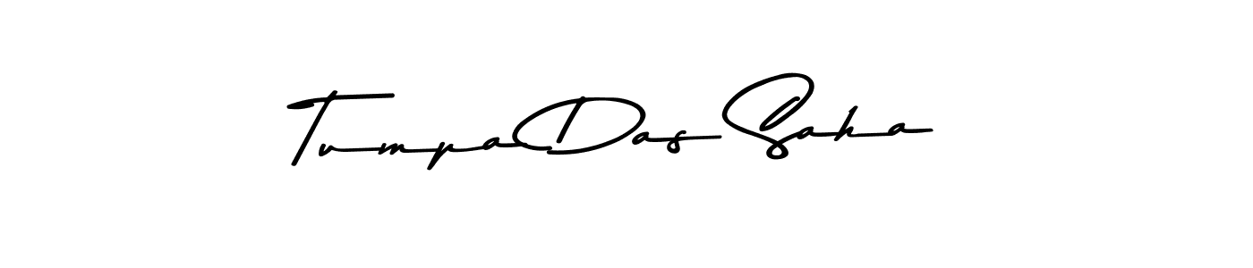 Use a signature maker to create a handwritten signature online. With this signature software, you can design (Asem Kandis PERSONAL USE) your own signature for name Tumpa Das Saha. Tumpa Das Saha signature style 9 images and pictures png