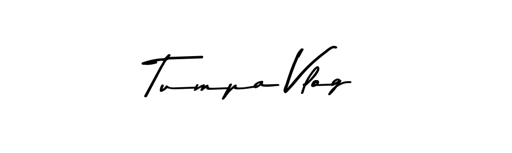 This is the best signature style for the Tumpa Vlog name. Also you like these signature font (Asem Kandis PERSONAL USE). Mix name signature. Tumpa Vlog signature style 9 images and pictures png