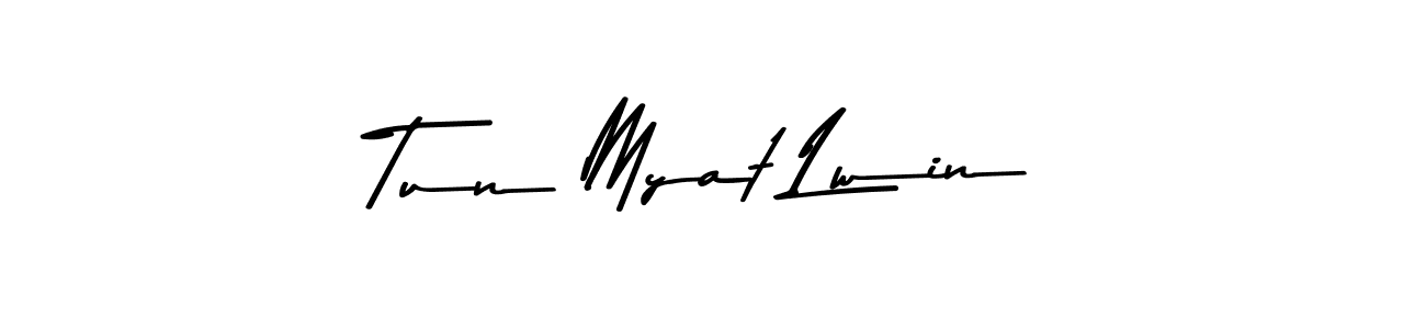 Tun Myat Lwin stylish signature style. Best Handwritten Sign (Asem Kandis PERSONAL USE) for my name. Handwritten Signature Collection Ideas for my name Tun Myat Lwin. Tun Myat Lwin signature style 9 images and pictures png