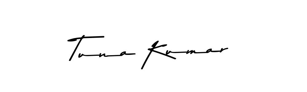 How to make Tuna Kumar signature? Asem Kandis PERSONAL USE is a professional autograph style. Create handwritten signature for Tuna Kumar name. Tuna Kumar signature style 9 images and pictures png