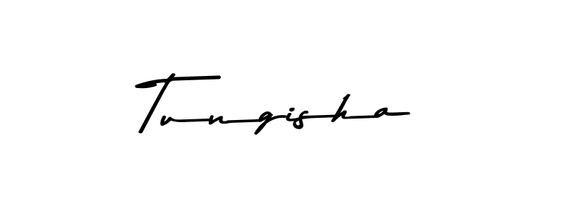 The best way (Asem Kandis PERSONAL USE) to make a short signature is to pick only two or three words in your name. The name Tungisha include a total of six letters. For converting this name. Tungisha signature style 9 images and pictures png