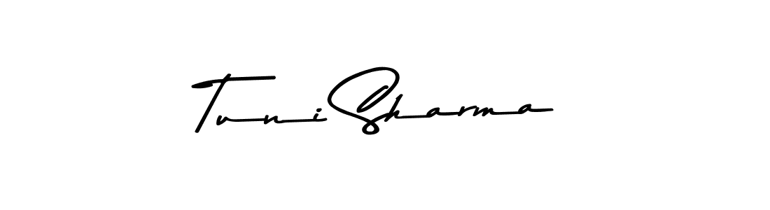 Asem Kandis PERSONAL USE is a professional signature style that is perfect for those who want to add a touch of class to their signature. It is also a great choice for those who want to make their signature more unique. Get Tuni Sharma name to fancy signature for free. Tuni Sharma signature style 9 images and pictures png