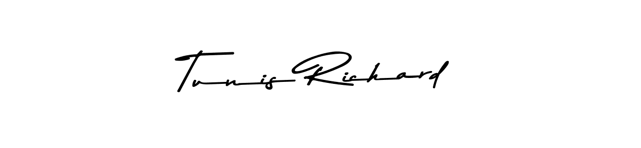 Also we have Tunis Richard name is the best signature style. Create professional handwritten signature collection using Asem Kandis PERSONAL USE autograph style. Tunis Richard signature style 9 images and pictures png