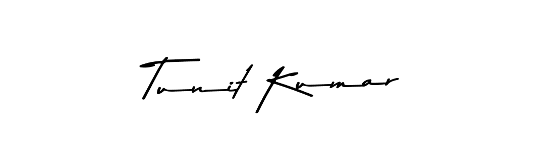 This is the best signature style for the Tunit Kumar name. Also you like these signature font (Asem Kandis PERSONAL USE). Mix name signature. Tunit Kumar signature style 9 images and pictures png