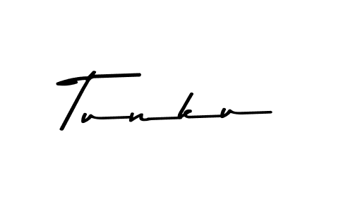 Design your own signature with our free online signature maker. With this signature software, you can create a handwritten (Asem Kandis PERSONAL USE) signature for name Tunku. Tunku signature style 9 images and pictures png