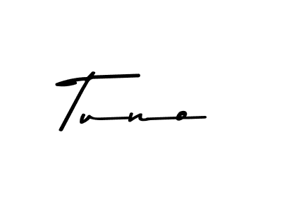 How to make Tuno name signature. Use Asem Kandis PERSONAL USE style for creating short signs online. This is the latest handwritten sign. Tuno signature style 9 images and pictures png