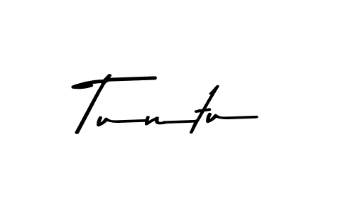 Create a beautiful signature design for name Tuntu. With this signature (Asem Kandis PERSONAL USE) fonts, you can make a handwritten signature for free. Tuntu signature style 9 images and pictures png