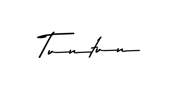 Tuntun stylish signature style. Best Handwritten Sign (Asem Kandis PERSONAL USE) for my name. Handwritten Signature Collection Ideas for my name Tuntun. Tuntun signature style 9 images and pictures png