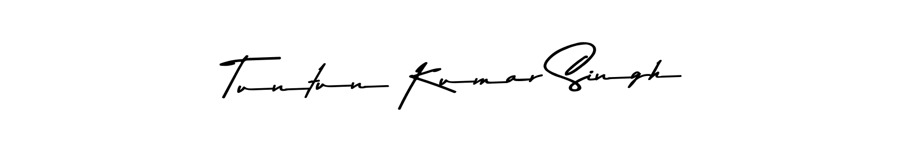 Tuntun Kumar Singh stylish signature style. Best Handwritten Sign (Asem Kandis PERSONAL USE) for my name. Handwritten Signature Collection Ideas for my name Tuntun Kumar Singh. Tuntun Kumar Singh signature style 9 images and pictures png