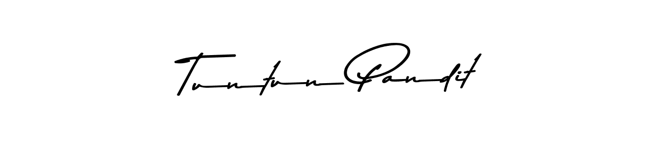 Make a beautiful signature design for name Tuntun Pandit. Use this online signature maker to create a handwritten signature for free. Tuntun Pandit signature style 9 images and pictures png