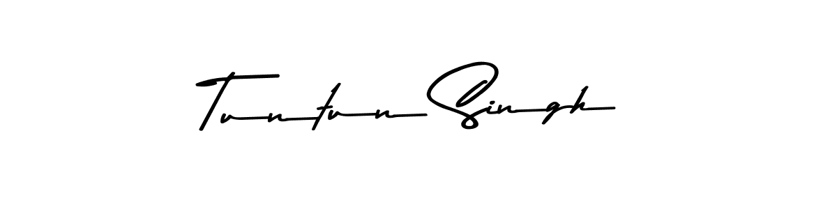 This is the best signature style for the Tuntun Singh name. Also you like these signature font (Asem Kandis PERSONAL USE). Mix name signature. Tuntun Singh signature style 9 images and pictures png