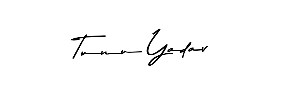 Use a signature maker to create a handwritten signature online. With this signature software, you can design (Asem Kandis PERSONAL USE) your own signature for name Tunu Yadav. Tunu Yadav signature style 9 images and pictures png