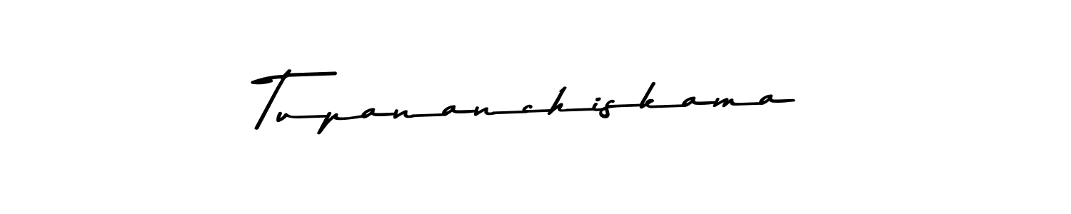 if you are searching for the best signature style for your name Tupananchiskama. so please give up your signature search. here we have designed multiple signature styles  using Asem Kandis PERSONAL USE. Tupananchiskama signature style 9 images and pictures png