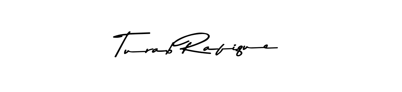 How to make Turab Rafique signature? Asem Kandis PERSONAL USE is a professional autograph style. Create handwritten signature for Turab Rafique name. Turab Rafique signature style 9 images and pictures png