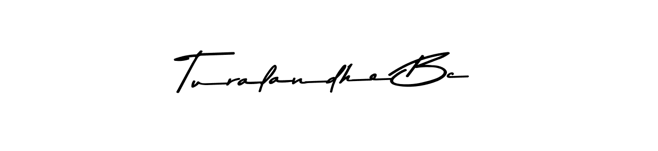 You can use this online signature creator to create a handwritten signature for the name Turalandhe Bc. This is the best online autograph maker. Turalandhe Bc signature style 9 images and pictures png