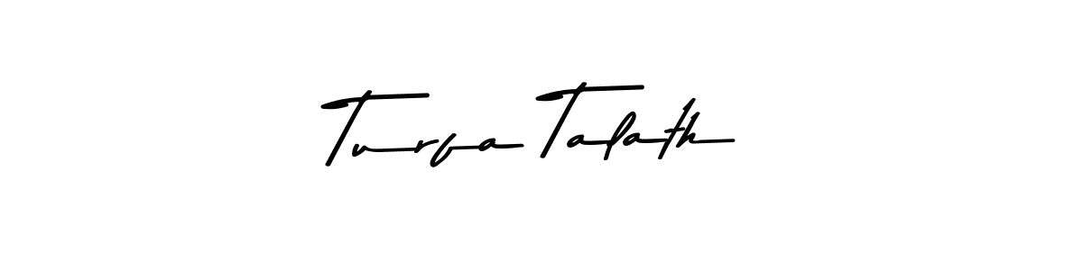 This is the best signature style for the Turfa Talath name. Also you like these signature font (Asem Kandis PERSONAL USE). Mix name signature. Turfa Talath signature style 9 images and pictures png