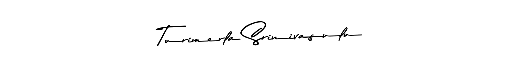 Use a signature maker to create a handwritten signature online. With this signature software, you can design (Asem Kandis PERSONAL USE) your own signature for name Turimerla Srinivasulu. Turimerla Srinivasulu signature style 9 images and pictures png