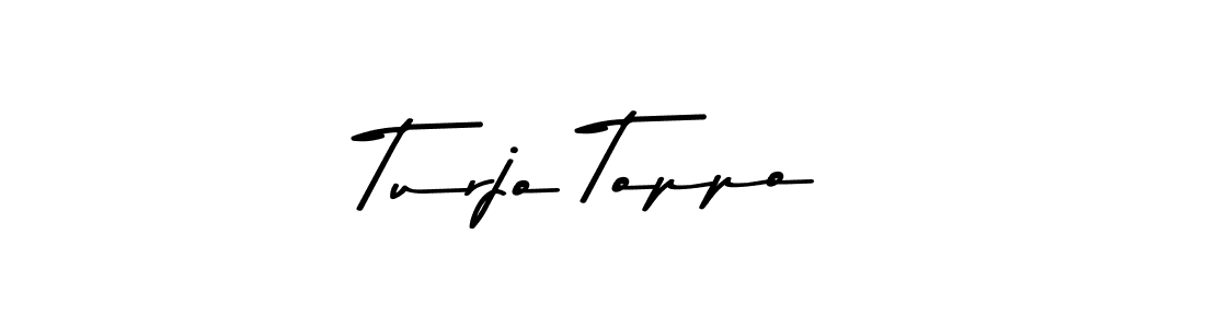 Turjo Toppo stylish signature style. Best Handwritten Sign (Asem Kandis PERSONAL USE) for my name. Handwritten Signature Collection Ideas for my name Turjo Toppo. Turjo Toppo signature style 9 images and pictures png