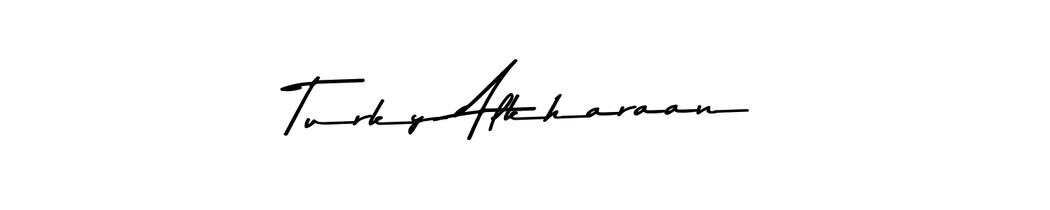 Make a beautiful signature design for name Turky Alkharaan. Use this online signature maker to create a handwritten signature for free. Turky Alkharaan signature style 9 images and pictures png